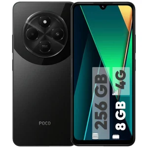 گوشی موبایل شیائومی مدل Poco C75 4G ظرفیت 256 گیگابایت (2 سیمکارت + رم 8 + گلوبال + گارانتی 18 ماهه)
