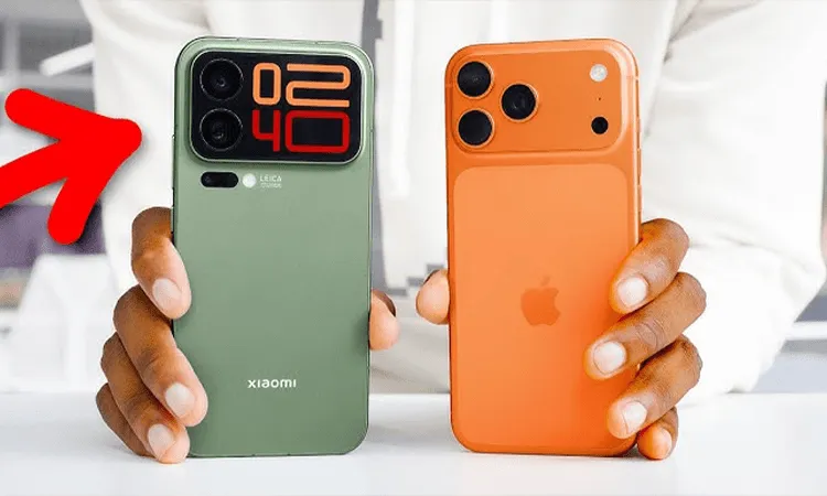 مقایسه 17 پرومکس اپل و شیائومی