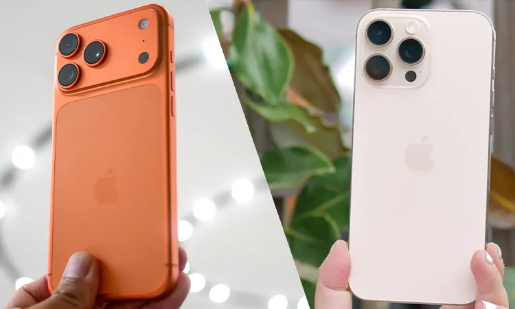 مقایسه ایفون 16 پرومکس و 17 پرومکس