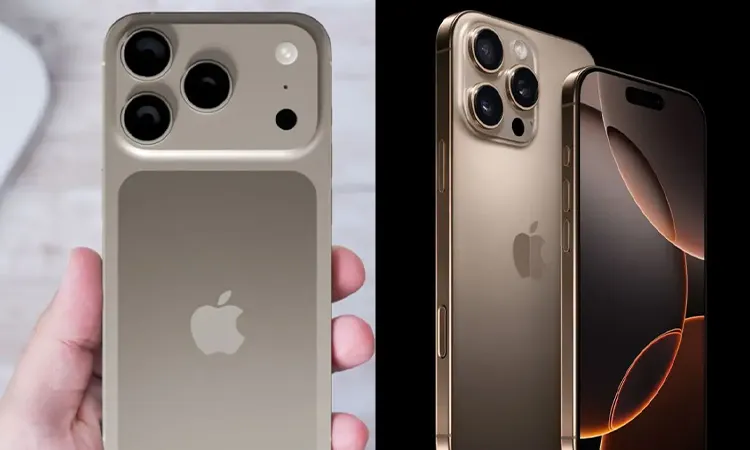 مقایسه ایفون 17 پرومکس و 16 پرومکس